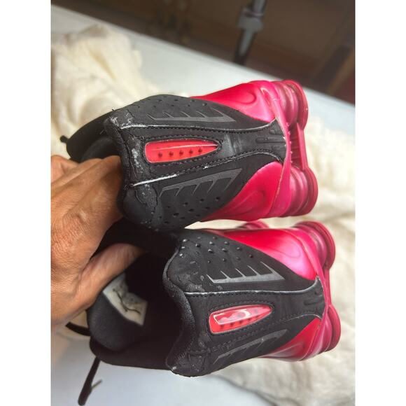 Nike Shox R4 Voltage Cherry Blk Running Shoe 302874-600 Sz 10 Rare Women's - Picture 12 of 13